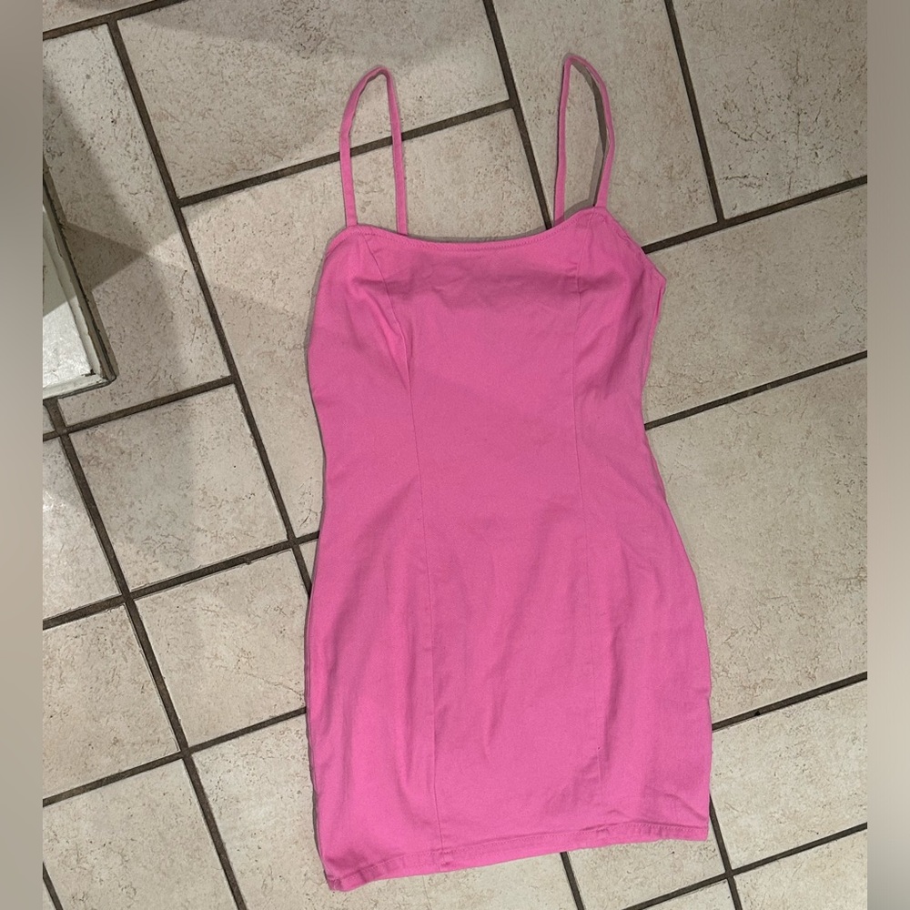 Forever 21 Vibrant Pink Mini Dress